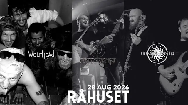 Wolfhead // Hollowpoint // Quantum Solaris — Råhuset, København